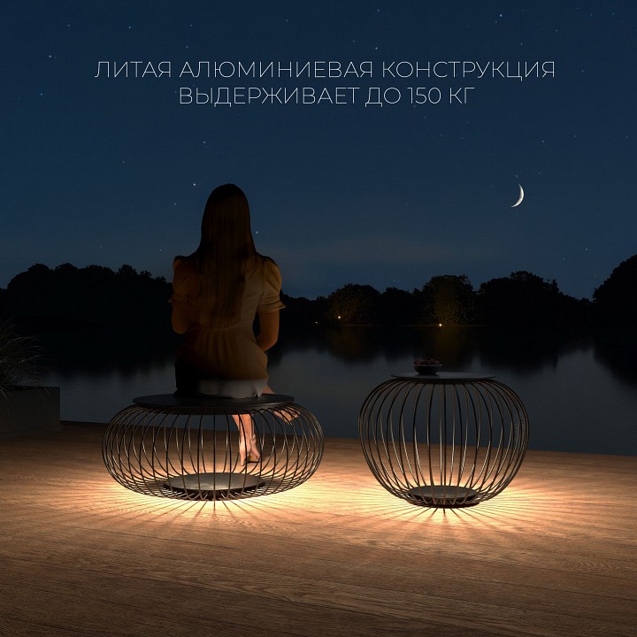 Наземный низкий светильник elektrostandard firenze a067384