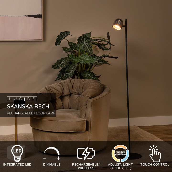 Торшер lucide skanska rech 3749/03/15