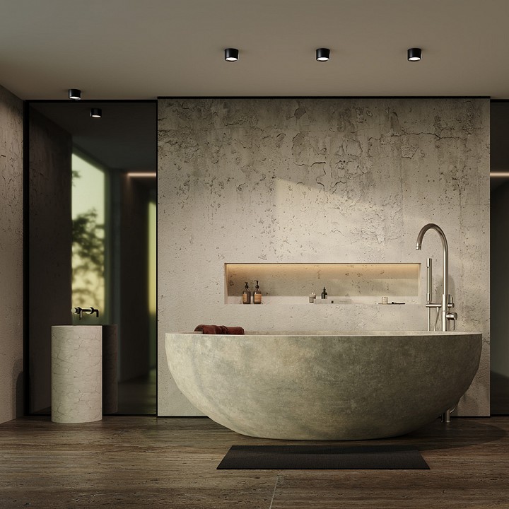 Накладной светильник maytoni hydra c090cl-10w4k-b