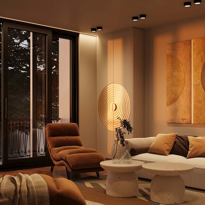 Накладной светильник maytoni glare c091cl-12w3k-b