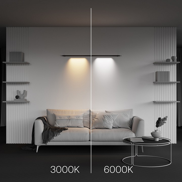 Модульный светильник maytoni points c101cl-l500-12w3-6k-b