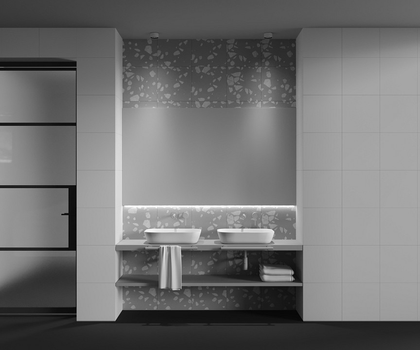 Накладной светильник maytoni glare c122cl-l7-4k-w