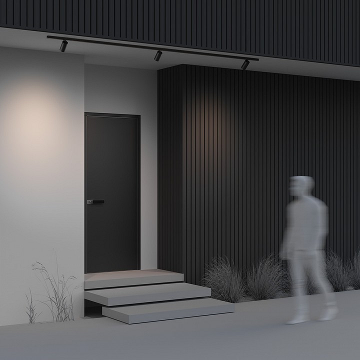 Светильник на штанге maytoni focus led o-tr02-1-s-20wb3k