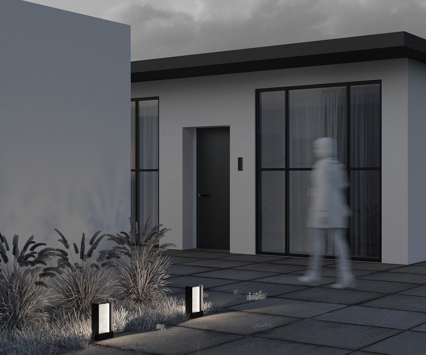 Наземный низкий светильник maytoni reso o445fl-l20gf3k