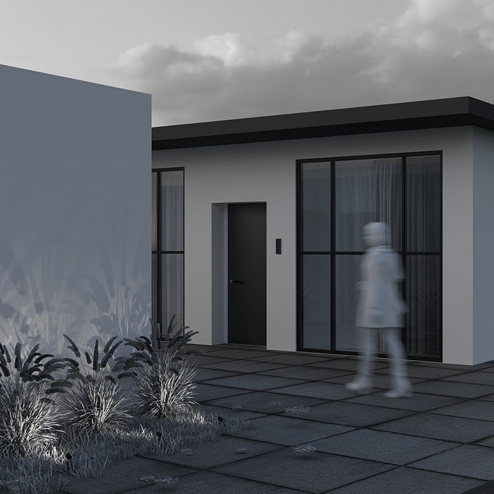 Наземный низкий светильник maytoni clyde o493fl-l3gf3k