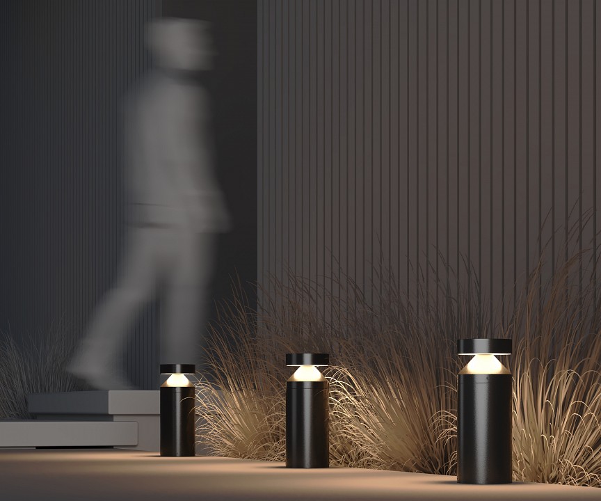 Наземный низкий светильник maytoni olten o591fl-l12gf3k