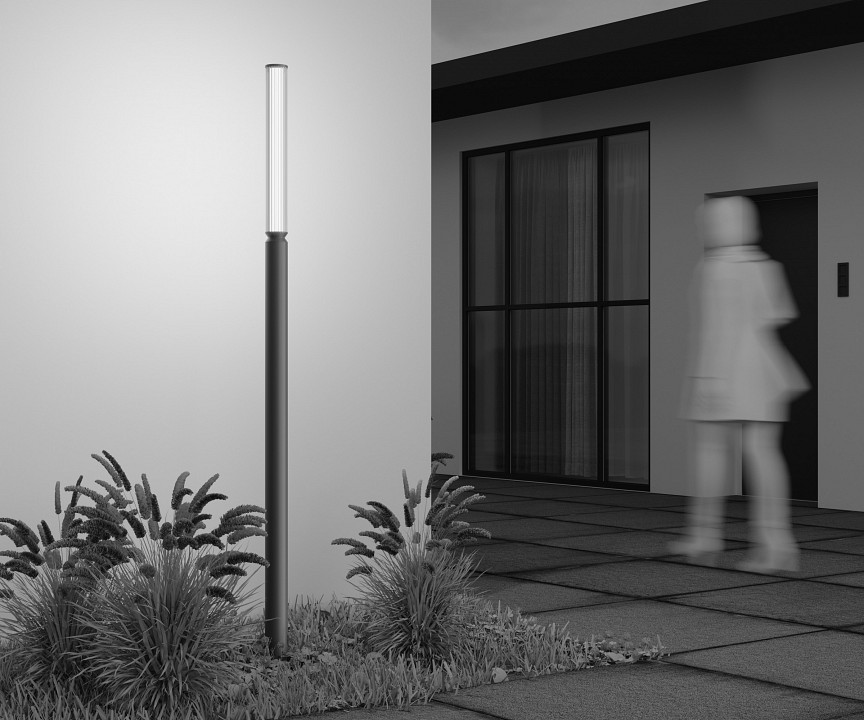 Наземный высокий светильник maytoni lit o593fl-l20gf3k
