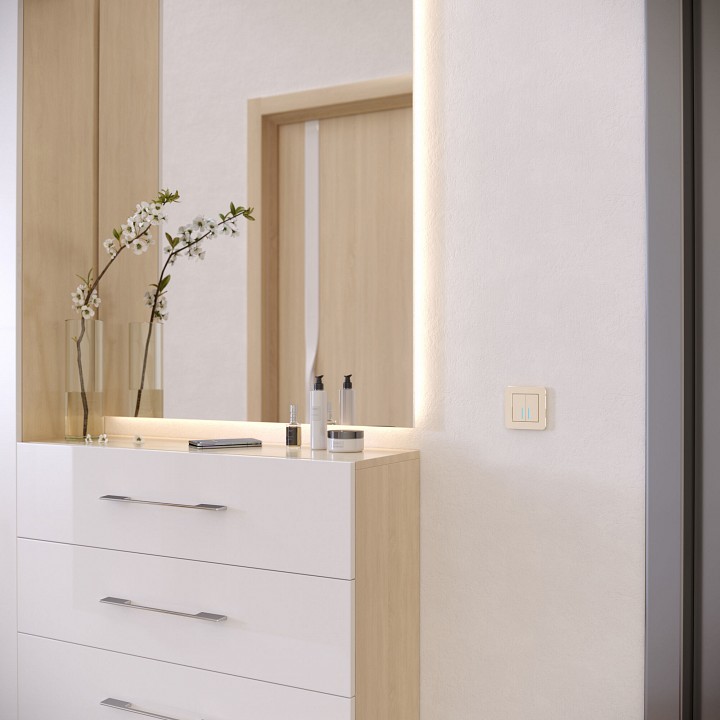 Рамка на 1 пост werkel platinum (шампань) w0012611
