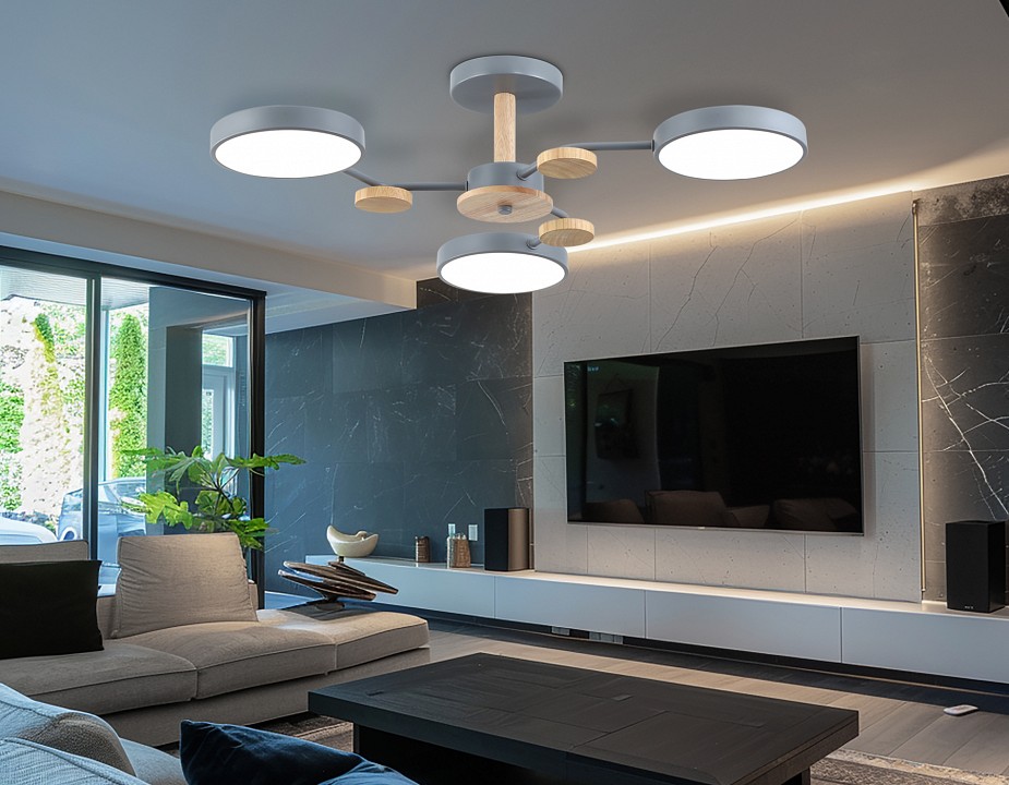 Люстра на штанге ambrella light fl fl4856