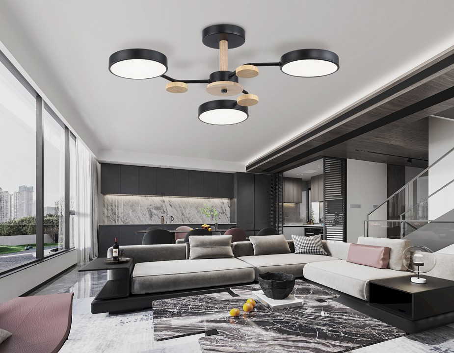 Люстра на штанге ambrella light fl fl4857