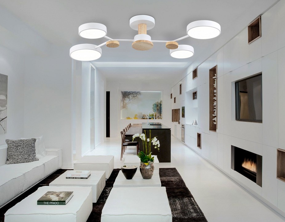 Люстра на штанге ambrella light fl fl4858