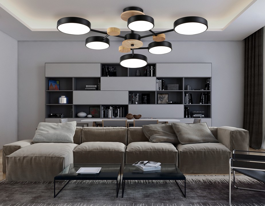 Люстра на штанге ambrella light fl fl4863