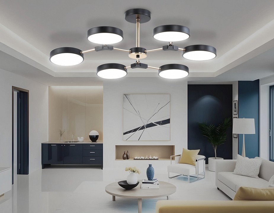Люстра на штанге ambrella light fl fl516334