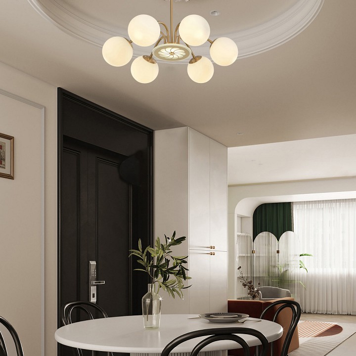 Люстра на штанге arte milano neapolis-71069 271069/6 gd