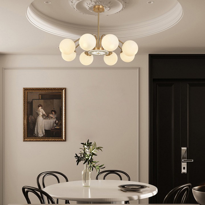 Люстра на штанге arte milano neapolis-71069 271069/8 gd