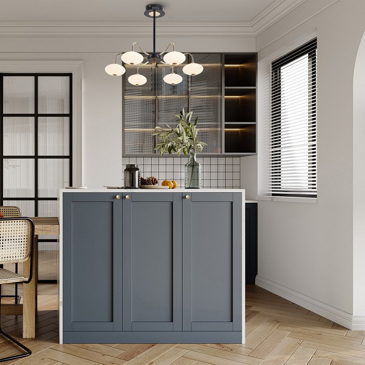 Люстра на штанге arte milano neapolis-73908 273908/6 bk/gd