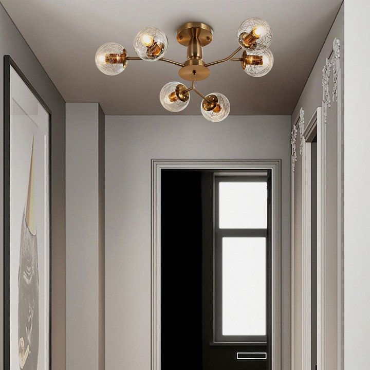 Люстра на штанге arte milano neapolis-75908 275908/6 gd