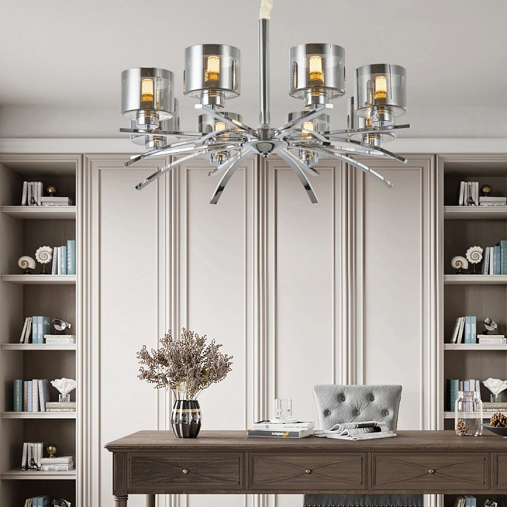 Подвесная люстра arte milano neapolis-78207 278207/8 ni