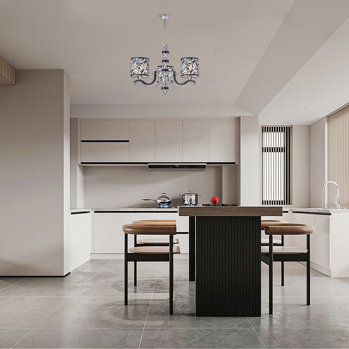 Подвесная люстра arte milano florentia-4957 304957/3 bk/ni