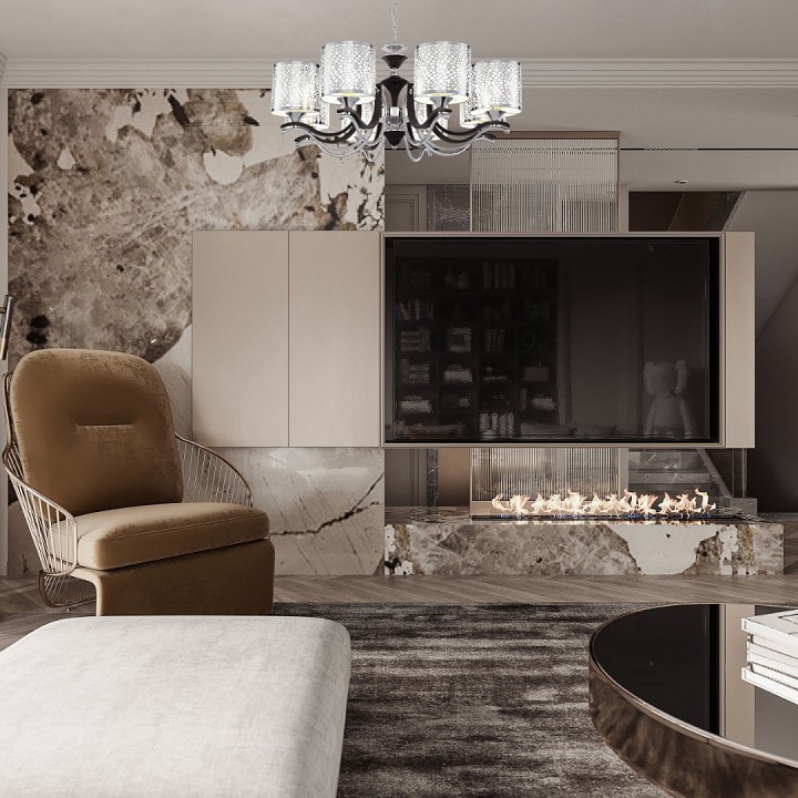 Подвесная люстра arte milano florentia-6787 306787/8 bk/ni