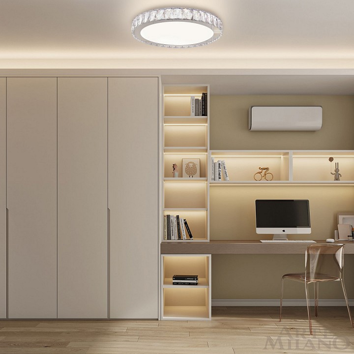 Накладной светильник arte milano am-toskana 310122/d400 ni