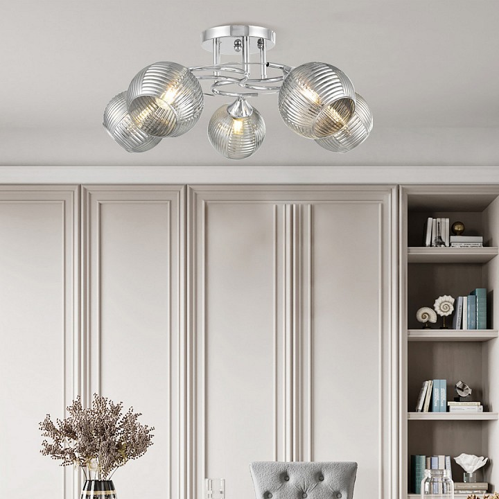 Потолочная люстра arte milano amalfi-321006 321006/5 cr