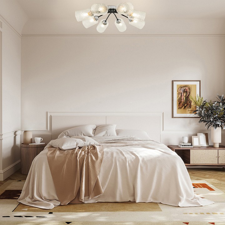 Потолочная люстра arte milano napoli-326207 326207/8 cr.bk