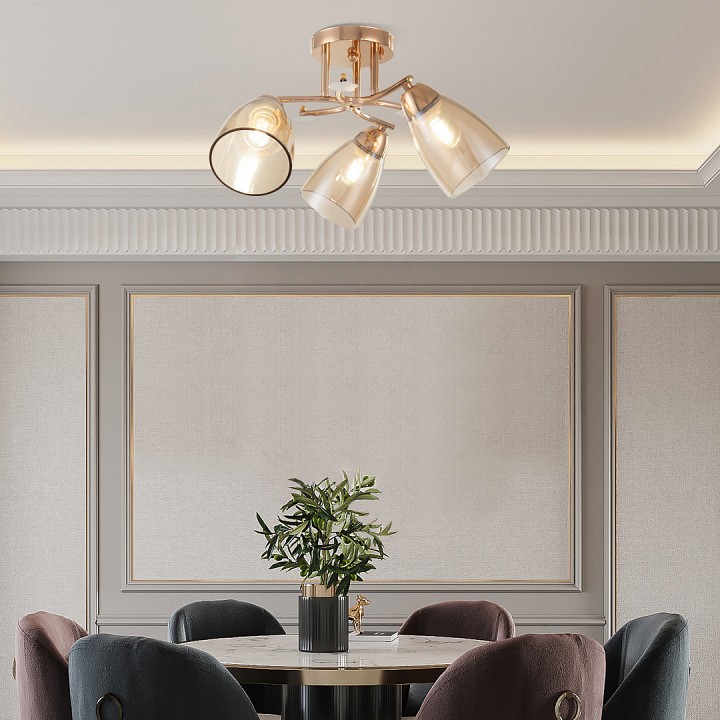 Потолочная люстра arte milano amalfi-326419 326419/3 fg+wh