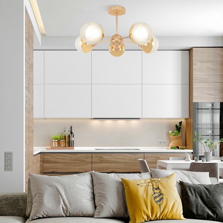 Люстра на штанге arte milano napoli-327007 327007/5 gd