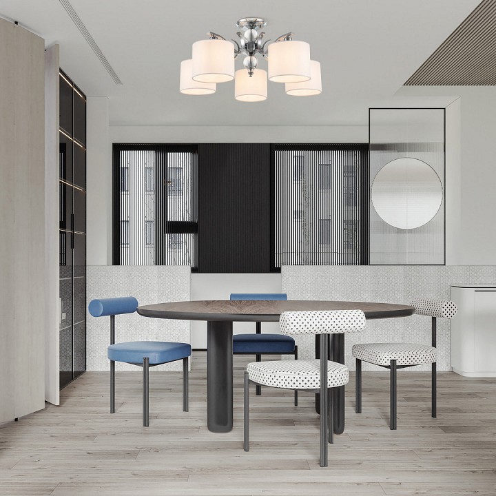 Люстра на штанге arte milano napoli-2434 332434/5 cr