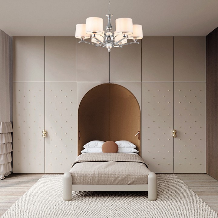 Подвесная люстра arte milano napoli-2434 332434/6 cr