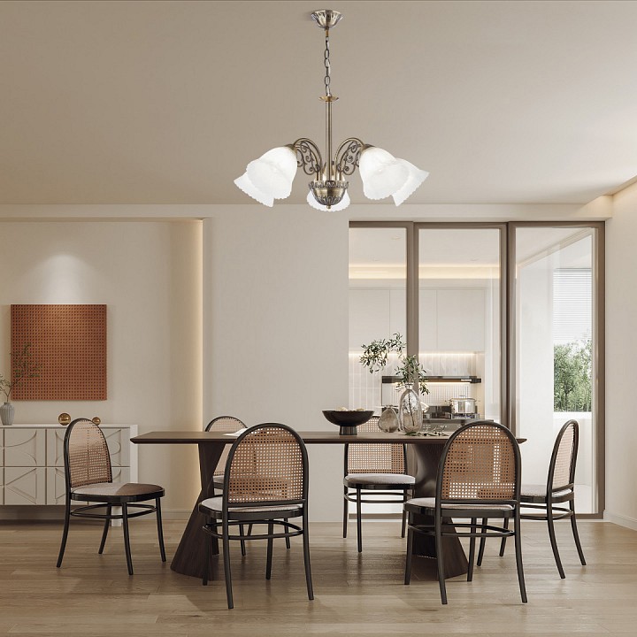 Подвесная люстра arte milano amalfi-8544 338544/5 ab