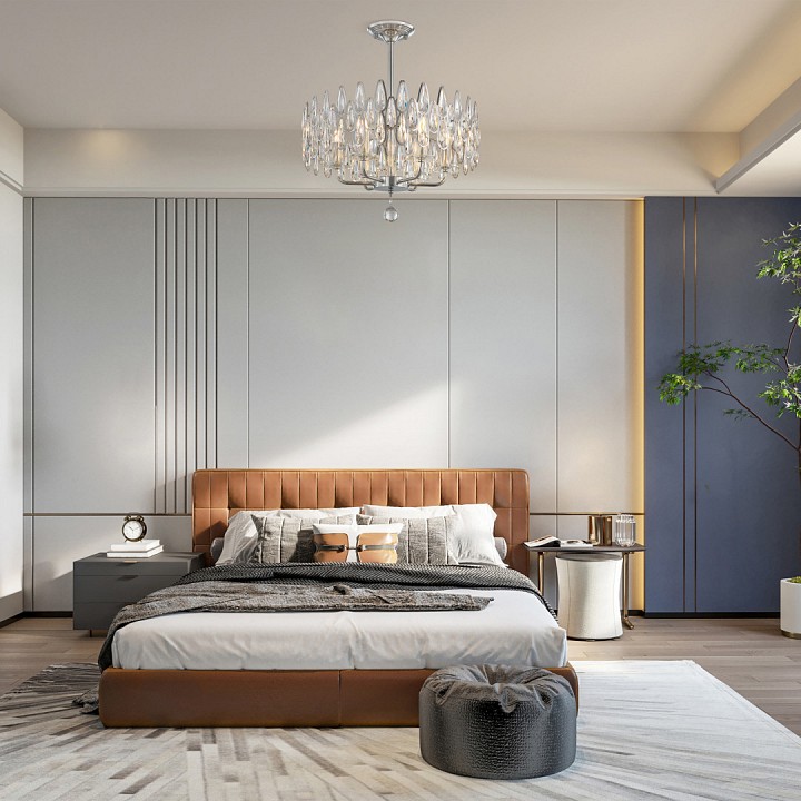 Люстра на штанге arte milano sorrento-2009 372009/6/250/490 cr