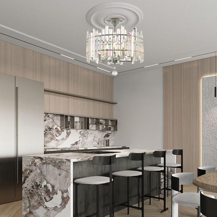 Светильник на штанге arte milano sorrento-2409 372409/5/100/400 cr