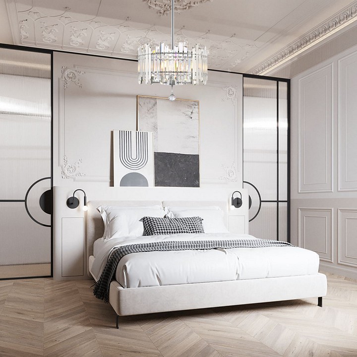 Светильник на штанге arte milano sorrento-2409 372409/5/350/400 cr