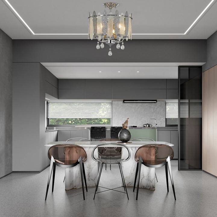 Светильник на штанге arte milano sorrento-4309 374309/5/80/380 cr