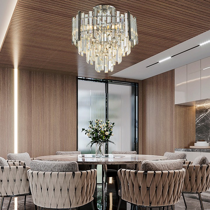 Люстра на штанге arte milano sorrento-4409 374409/6/60/400 cr