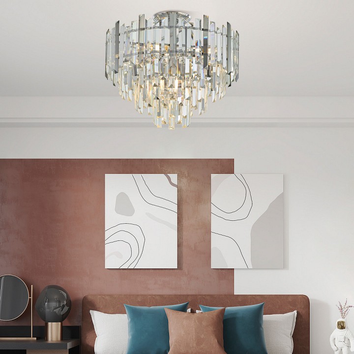 Люстра на штанге arte milano sorrento-4409 374409/7/60/470 cr