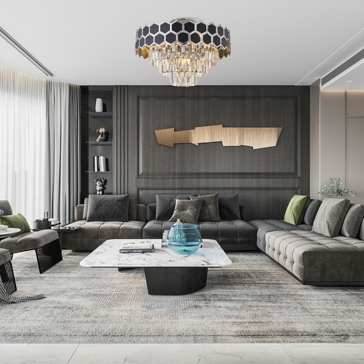Люстра на штанге arte milano sorrento-5009 375009/4+2/20/480 cr