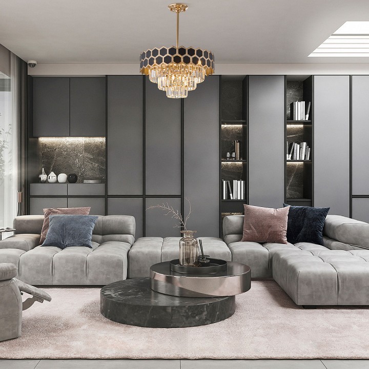 Люстра на штанге arte milano sorrento-5009 375009/4+2/300/480 gd