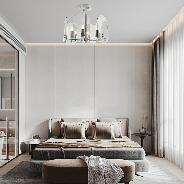 Люстра на штанге arte milano sorrento-7309 377309/6/390 cr