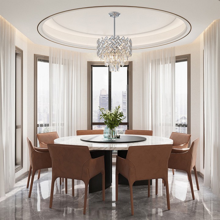 Люстра на штанге arte milano sorrento-8019 378019/6/300/390 cr