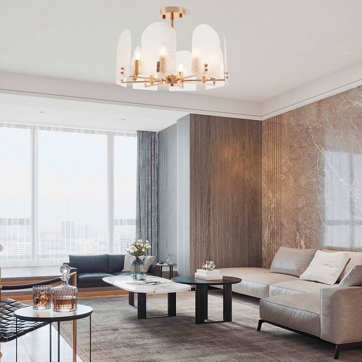 Люстра на штанге arte milano sorrento-8309 378309/8/480 gd