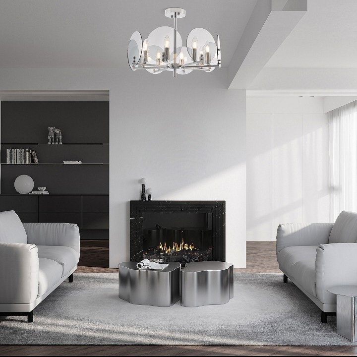 Люстра на штанге arte milano sorrento-9309 379309/8/490 cr