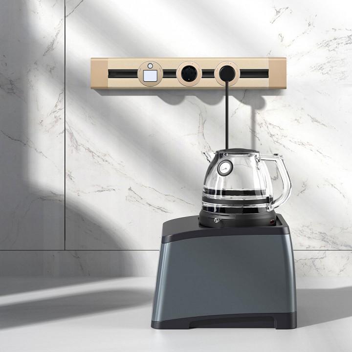 Трек накладной arte milano am-track-sockets 382305to/50 black