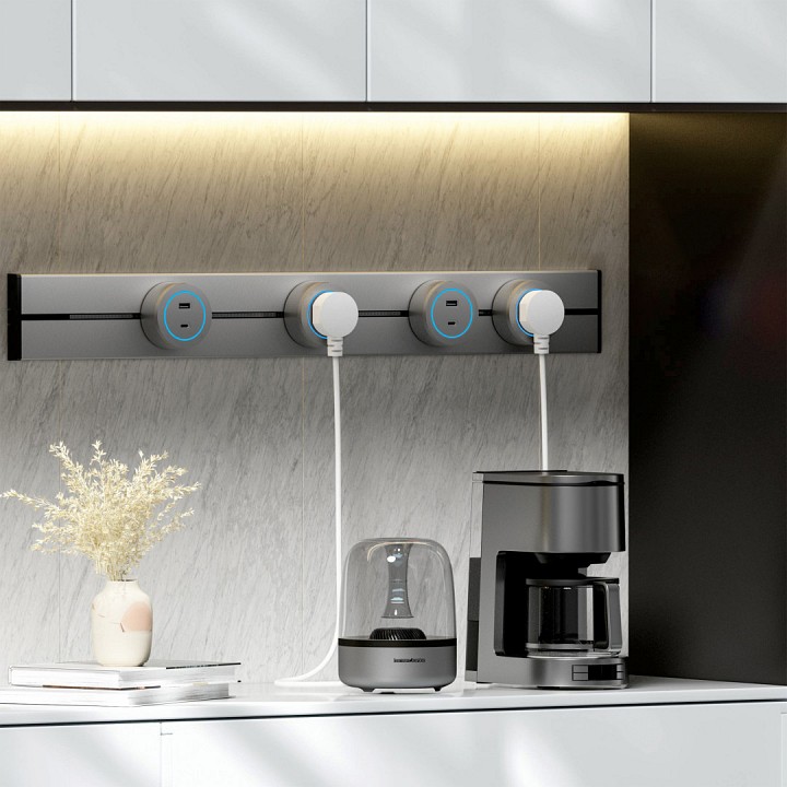 Трек накладной arte milano am-track-sockets-39 392305to/50 silver