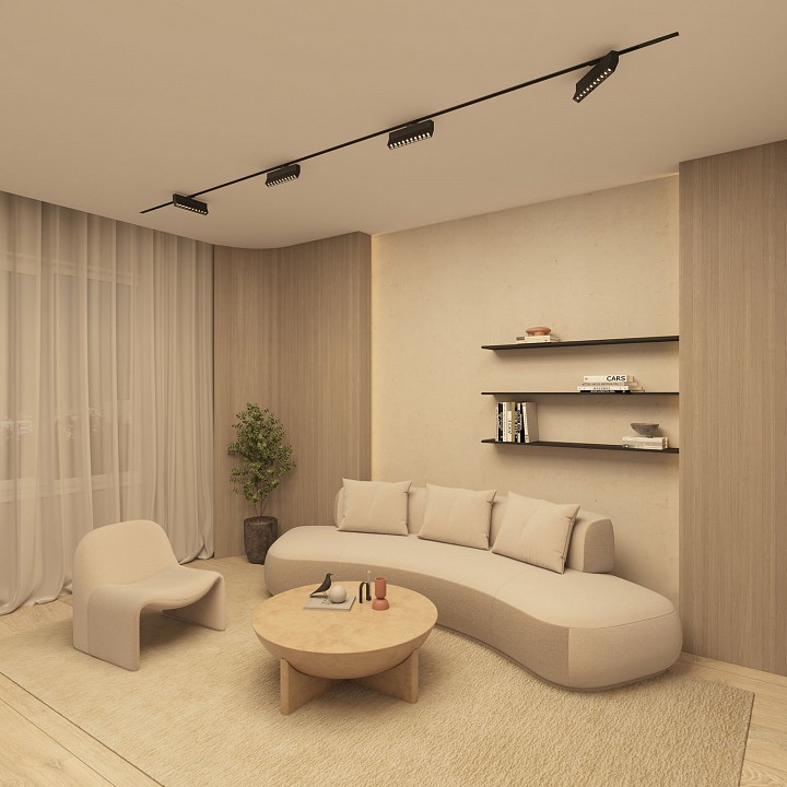 Накладной светильник denkirs edder dk6636-bk