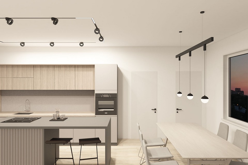 Светильник на штанге denkirs smart grill dk8030-bk