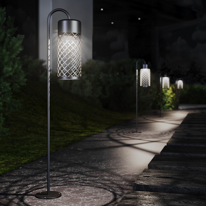 Наземный низкий светильник elektrostandard ombra 35179/s