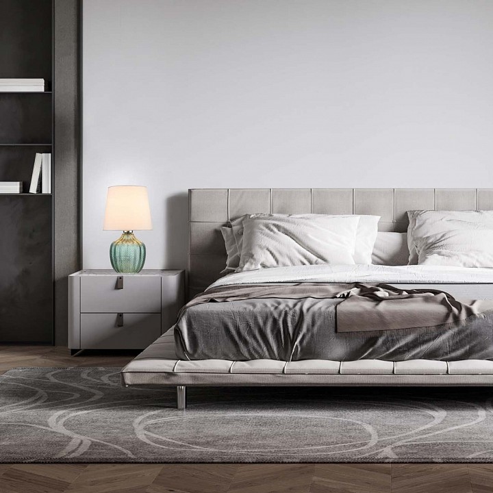 Настольная лампа декоративная escada pion 10194/l green
